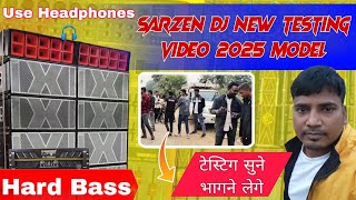 Best quality sound dj speaker  Hitech dj new setup 2024  Sarzen Dj New Video  Sarzen Production [upl. by Ennaylloh346]