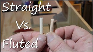 Dowel Strength Test Straight Vs Fluted Pegs [upl. by Aylsworth]