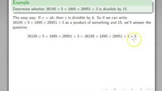 Divisors and Divisibility [upl. by Neeloc490]