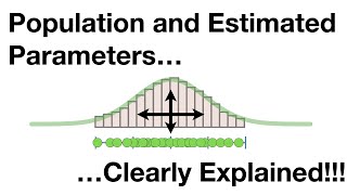 Population and Estimated Parameters Clearly Explained [upl. by Derrej870]