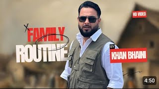 Khan bhaini  Family Routine  Official video  Khan bhaini new song  khanbhaini [upl. by Ellinnet]