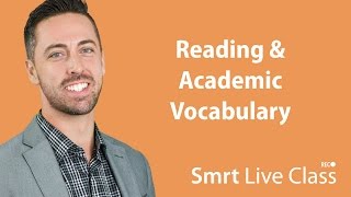 Reading amp Academic Vocabulary  English for Academic Purposes with Josh 17 [upl. by Ainsley461]