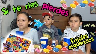 SI TE RIES PIERDES CON FRIJOLES ASQUEROSOS CHALLENGE  RETOS PARA NIÑOS KARIM JUEGA [upl. by Ellon]