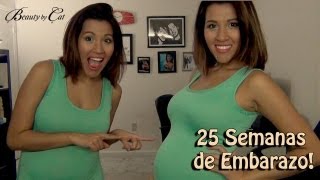 25 Semanas de Embarazo Sintomas Dieta y Panza [upl. by Body]