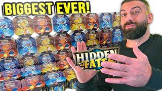 MY BIGGEST HIDDEN FATES OPENING EVER 200 Packs [upl. by Karim876]