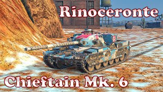 Chieftain Mk 6 Rinoceronte  WoT Blitz UZ Gaming [upl. by Doria]