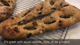 Lets Bake Fougasse Flatbread [upl. by Yngad448]