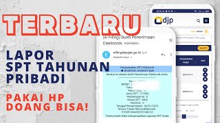 Cara Cepat Lapor SPT Tahunan Pribadi Online 2023 [upl. by Assenahs]