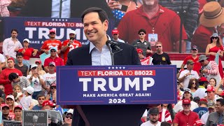 Marco Rubio Speech at Trump Rally in Doral Florida [upl. by Annoed933]