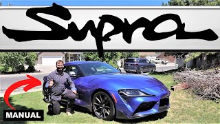 NEW Toyota Supra Manual The Best New Sports Car [upl. by Norvin]