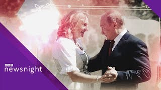 Why did Vladimir Putin attend the Austrian FMs wedding  BBC News [upl. by Pia]