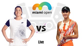 Ons jabeur vs Elina Avanesyan  Miami Open 2024 Live Match Today [upl. by Nitsyrc]