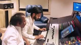 Anirudh And Deva Composing Live Darbar at his Studio [upl. by Attenyw]