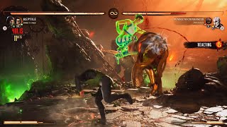 Reptile vs Deadly Nekromancer【Mortal Kombat 1 Season 7 Titan Battle】 Boss Strategy [upl. by Maite313]