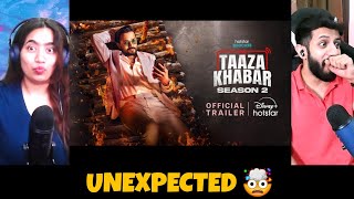 Taaza Khabar  Season 2  Official Trailer  BB Ki Vines Productions  Reaction [upl. by Rednasela]