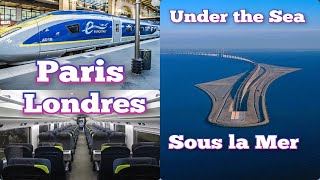 UNDER THE SEA PARIS TO LONDON TRAIN WITH EUROSTAR [upl. by Teddie]