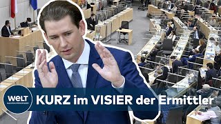 ÖSTERREICH Parlament hebt Immunität von ExKanzler Sebastian Kurz auf [upl. by Peursem]