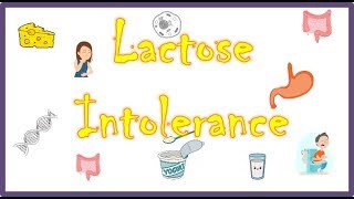 LACTOSE INTOLERANCE  PathophysiologyCausesSigns and symptomsTreatment [upl. by Swor]