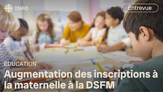 Augmentation des inscriptions à la maternelle à la DSFM [upl. by Tobiah287]