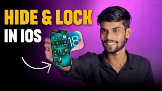 How To Hide Apps in iPhone in Hindi 2024  How To Hide App in iOS 18 Update [upl. by Ramona]