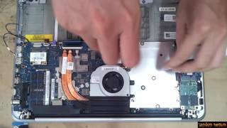 Dell XPS 14 Disassembly and fan cleaning Laptop repair [upl. by Cyrille]