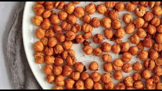 Air Fryer Crispy Chickpeas [upl. by Aennaej]