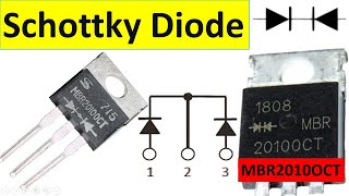 Learn how to test the Schottky diode with a multimeter [upl. by Maillij356]