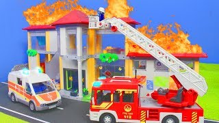 PLAYMOBIL Film deutsch Feuerwehrmann in der Schule amp Kita  Kinderfilm  Kinderserie [upl. by Allehc]