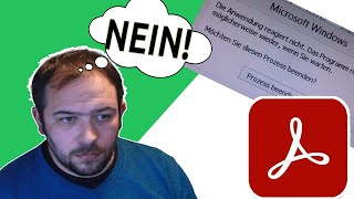 Adobe Reader Absturz beheben – Lösung für PDFFehler 2024  Einfaches Tutorial auf Deutsch [upl. by Allison]