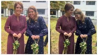 Princesses Beatrice and Eugenies heartwarming charity visit [upl. by Carree]