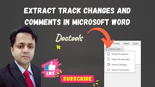 Extract Track Changes and Comments from Word file [upl. by Meyers]