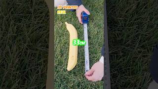 3d Printed Banana 🍌 vs Real 😋3dprinting craft diy shorts [upl. by Iclehc326]