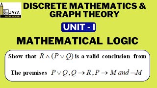 DM – Mathematical logic – Show that R˄P˅Q is a valid conclusion from premises P˅Q Q→R P→M amp ˥M [upl. by Idoc]