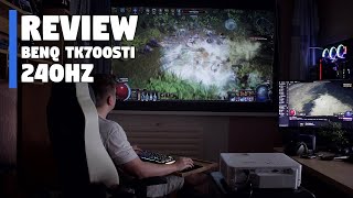 The BENQ TK700STi Review by Tanel  240Hz 4ms Projector [upl. by Ancalin]