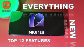 MIUI 125 Review  Top 12 New Features [upl. by Nitreb]