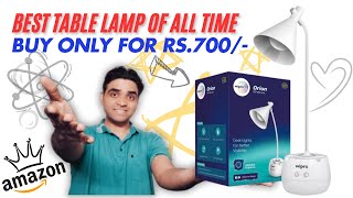 Wipro Orion 6w Rechargeable LED Table Lamp 3 Grade Dimming with Night Light Wipro Table Lamp Review [upl. by Witkin]