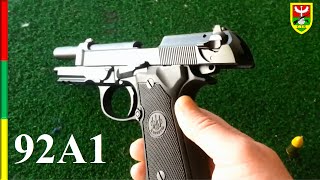 BERETTA 92A1 9mm tactical pistol [upl. by Galer]