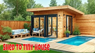 From Storage Shed to Tiny House  Home Depot Shed and House Kits [upl. by Godfrey8]