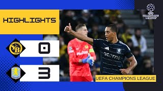 Aston Villa 30 Young Boys Dominant Display in Champions League Return [upl. by Wrench687]