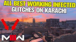 Modern Warfare 3 Glitches All Best Working Infected Glitches on KARACHI Mw3 Glitch Infected Spots [upl. by Niknar]