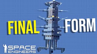 Space Engineers Silly Builds 2 Over The Top Final Boss Pagoda Mast Final Form Ship [upl. by Scopp321]