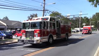 Minquas FIre Company of Downingtown Engine 461 and micu 463 Responding [upl. by Eerat]