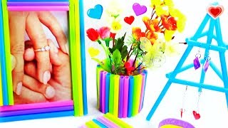 10 Original DIY Easy Mothers Day Crafts with Straws  simplekidscrafts [upl. by Glen]