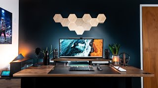 The DREAM Desk Setup and Office Tour  Modern amp Simple [upl. by Amrac]