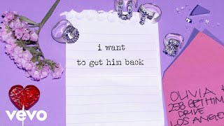 Olivia Rodrigo  get him back Official Lyric Video [upl. by Aikimat820]