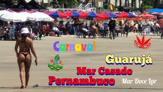 Guarujá  Terça feira de carnaval com muito calor turismo guaruja [upl. by Eceerahs178]