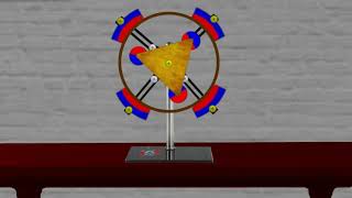 Free Energy Self Running Magnet  perpetuum mobile  Self running perpetual magnetic motor [upl. by Synned]