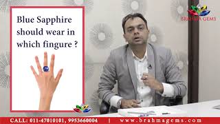 Know about Blue Sapphire  Who How and When to wear Neelam Stone  Brahma Gems  01147010101 [upl. by Naired]