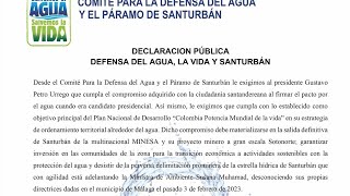 marchoxsanturban  Le cumplieron al Páramo de SANTURBÁN agua 💧 Si Oro 🪙 No‎wilsonexitoso 👣🏞️🇨🇴👁️ [upl. by Leonhard]