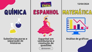 Aula Tutoria ENCCEJA 13042024  QuímicaEspanholMatemática [upl. by Cohin345]